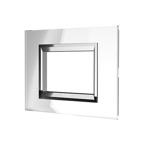 מסגרת FEEL לקופסא מלבנית- זכוכית לבנה